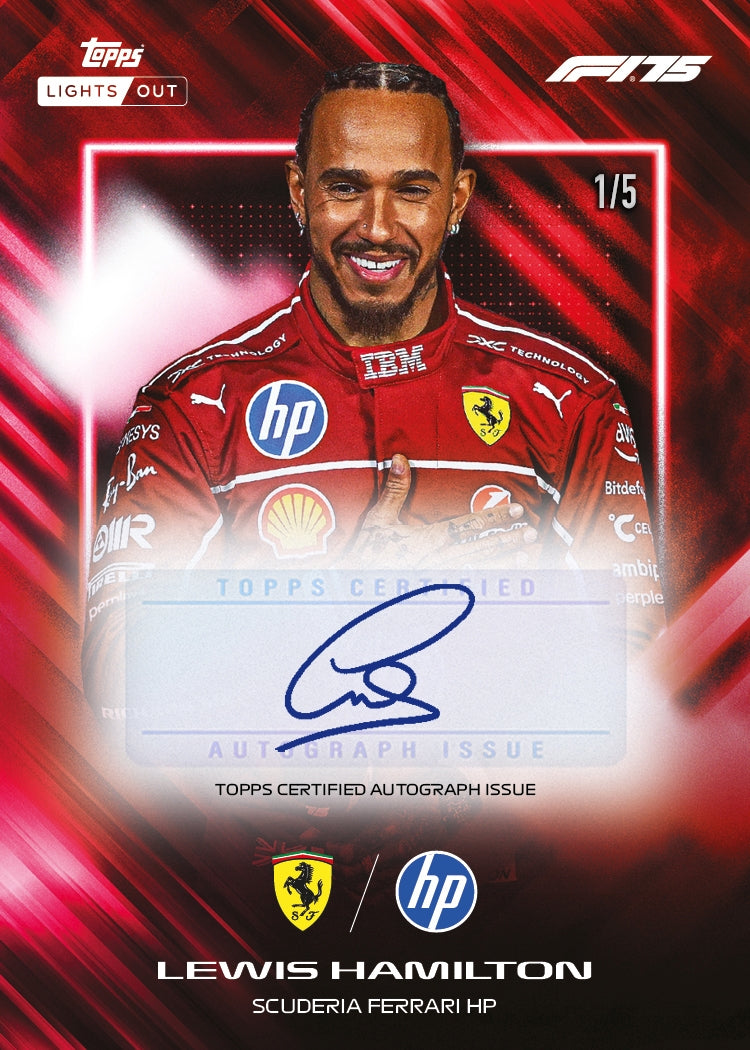 2025 Topps Formula 1 Lights Out