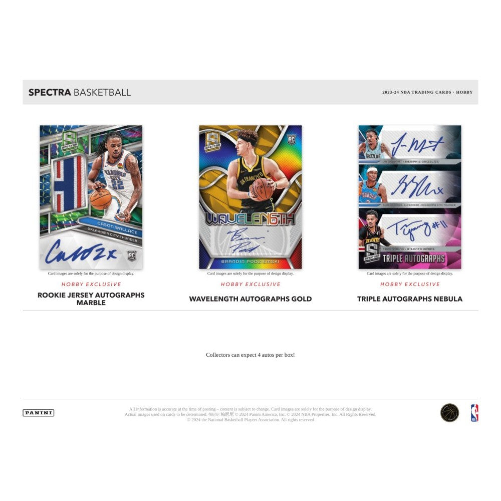 Spectra Basketball NBA Hobby Box Panini 2023-24