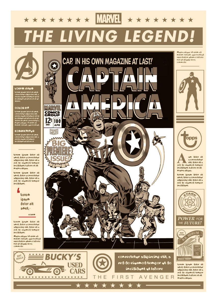 2026 Topps Brooklyn Collection : Captain America 85th Anniversary