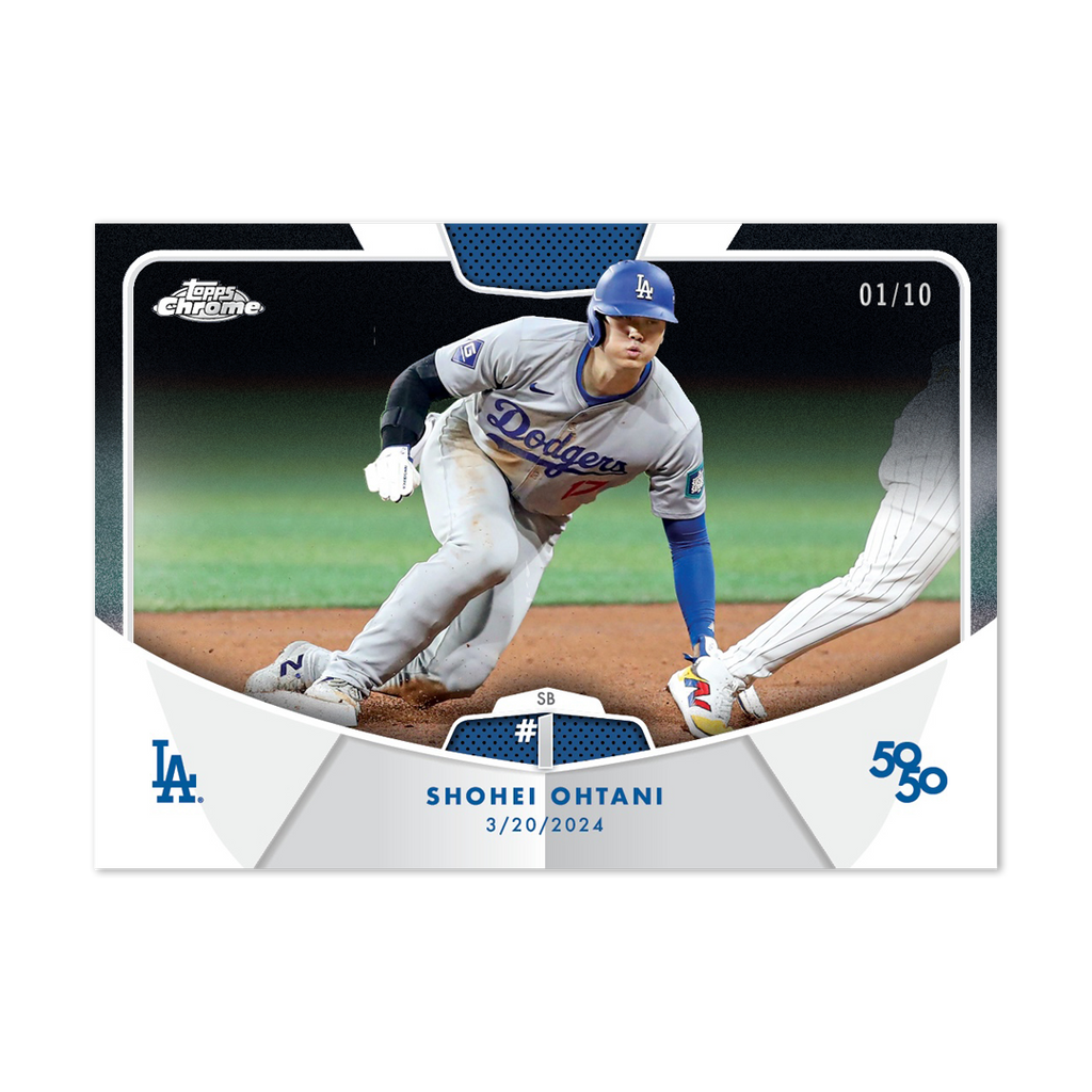 2024 Topps 50/50: Shohei Ohtani Baseball 10-Pack Box