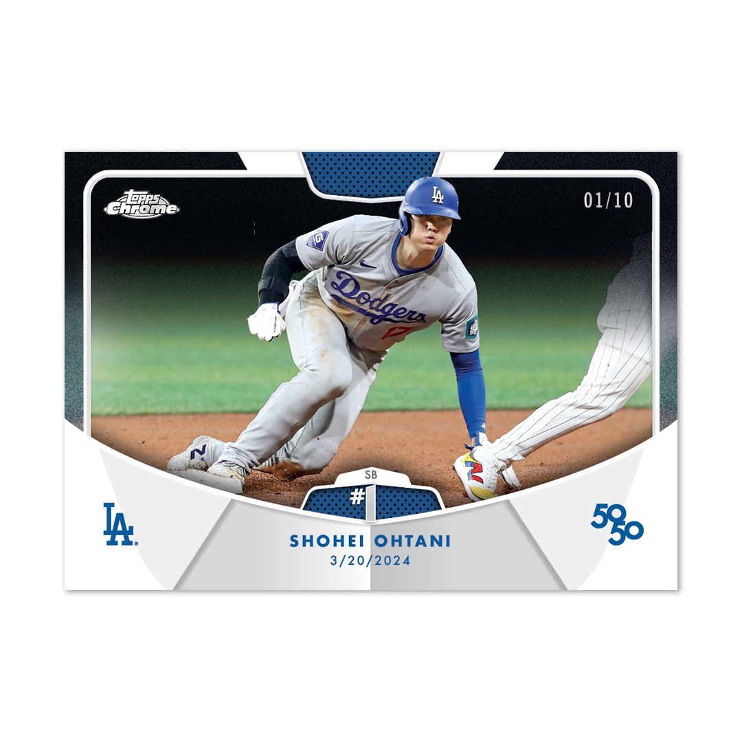2024 Topps 50/50: Shohei Ohtani Baseball 10-Pack Box