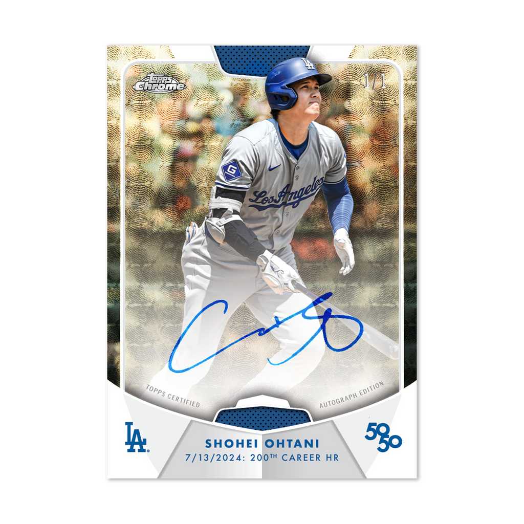 2024 Topps 50/50: Shohei Ohtani Baseball 10-Pack Box