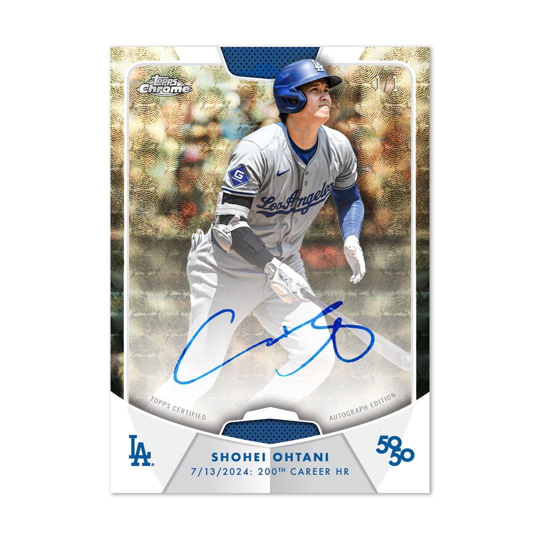 2024 Topps 50/50: Shohei Ohtani Baseball 10-Pack Box