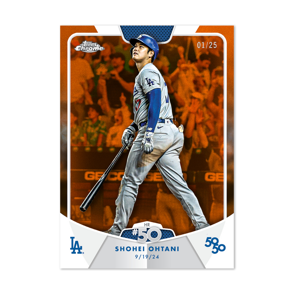 2024 Topps 50/50: Shohei Ohtani Baseball 10-Pack Box