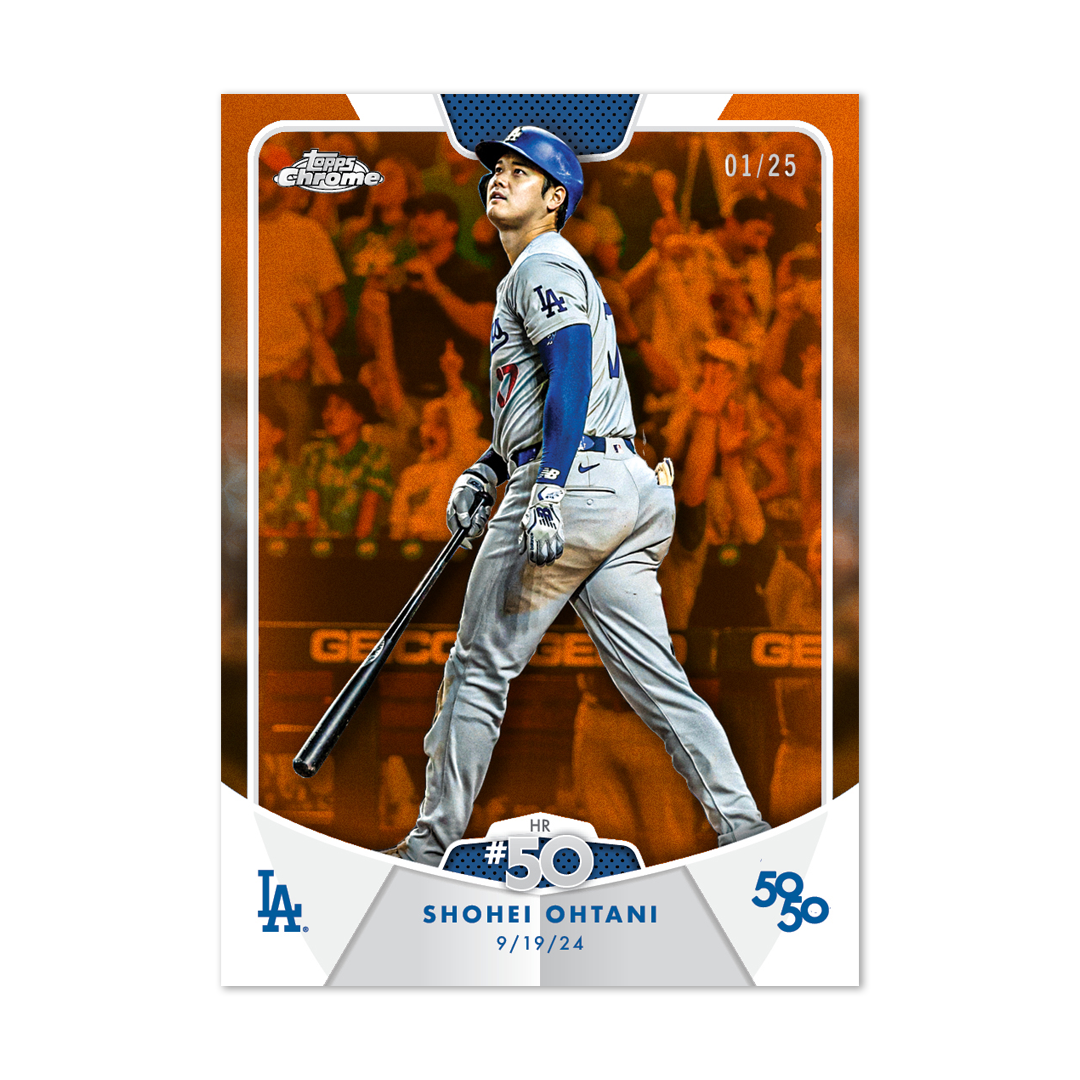 2024 Topps 50/50: Shohei Ohtani Baseball 10-Pack Box