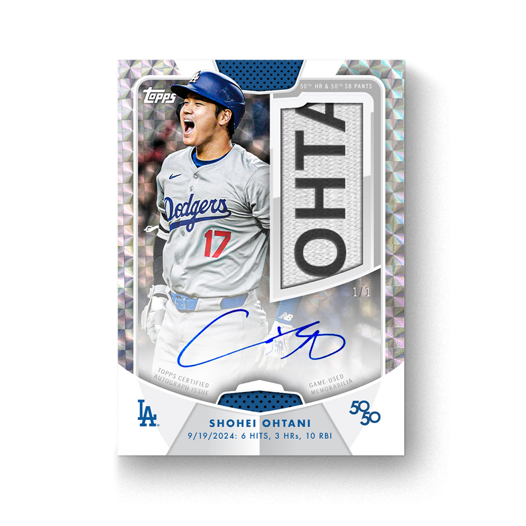 2024 Topps 50/50: Shohei Ohtani Baseball 10-Pack Box