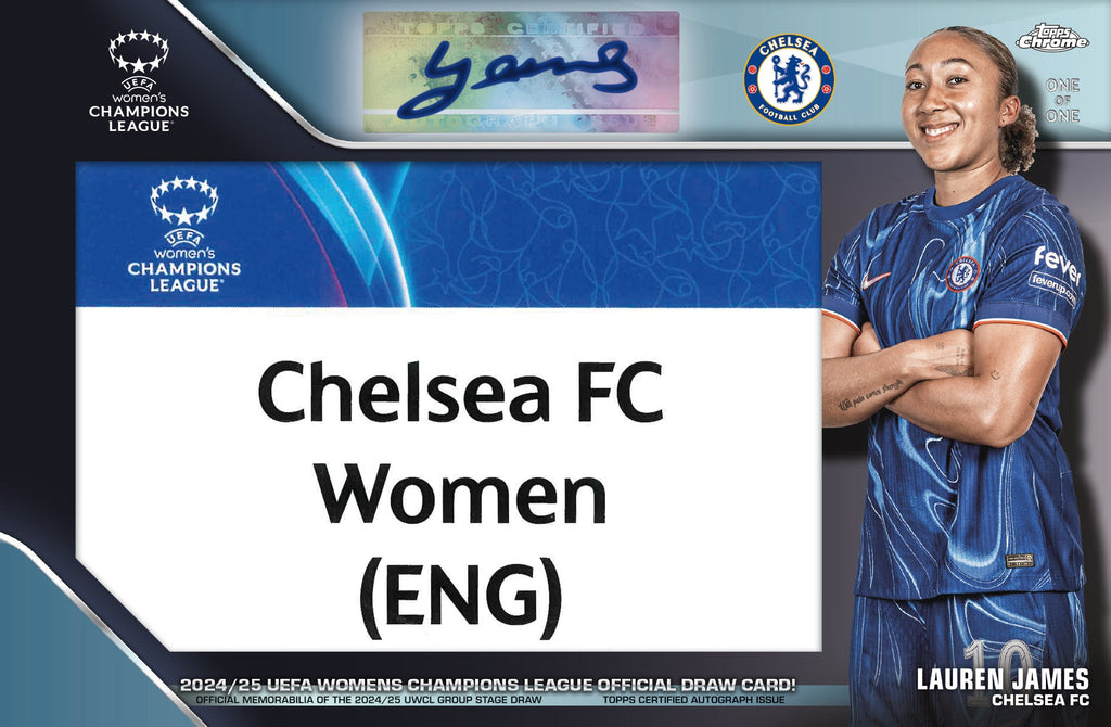 2024-25 Topps Chrome UEFA Women's Champions League UCWL - Hobby Box