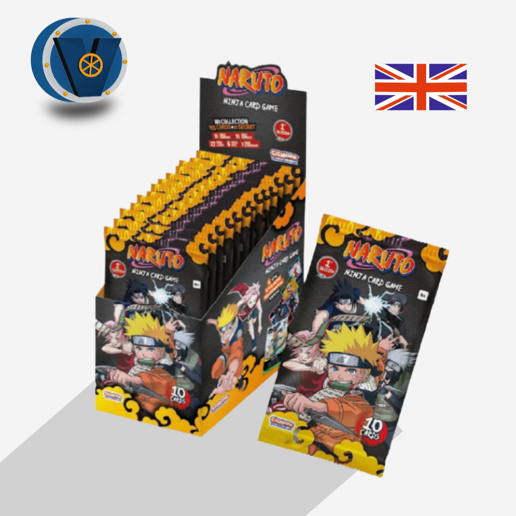 Boîte de 24 Boosters - EN - Naruto Mythos TCG - 1er chapitre : Konoha Shidō - 1st Edition