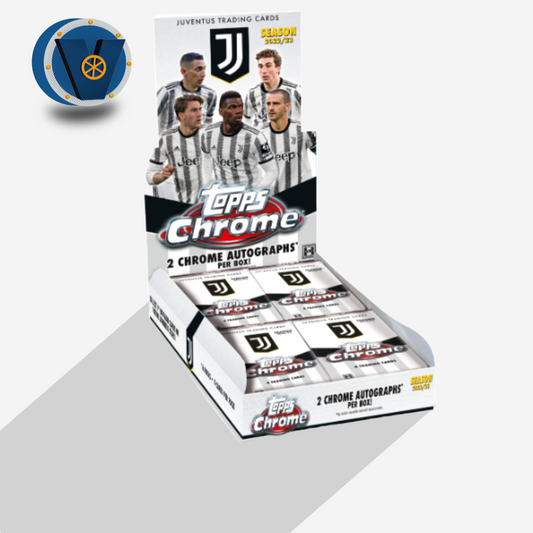 Juventus Turin Chrome Hobby Box Topps 2022-23