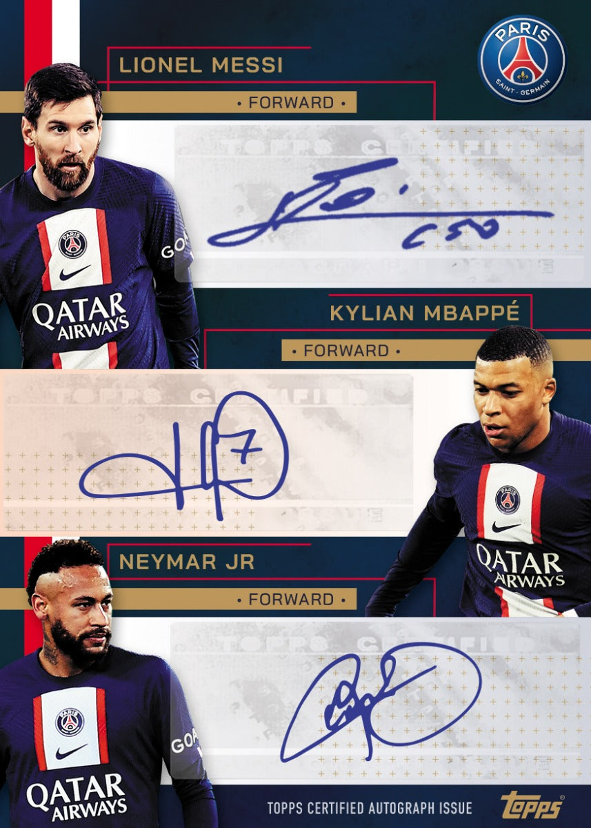 Paris Saint-Germain Team Set Topps 2022-23