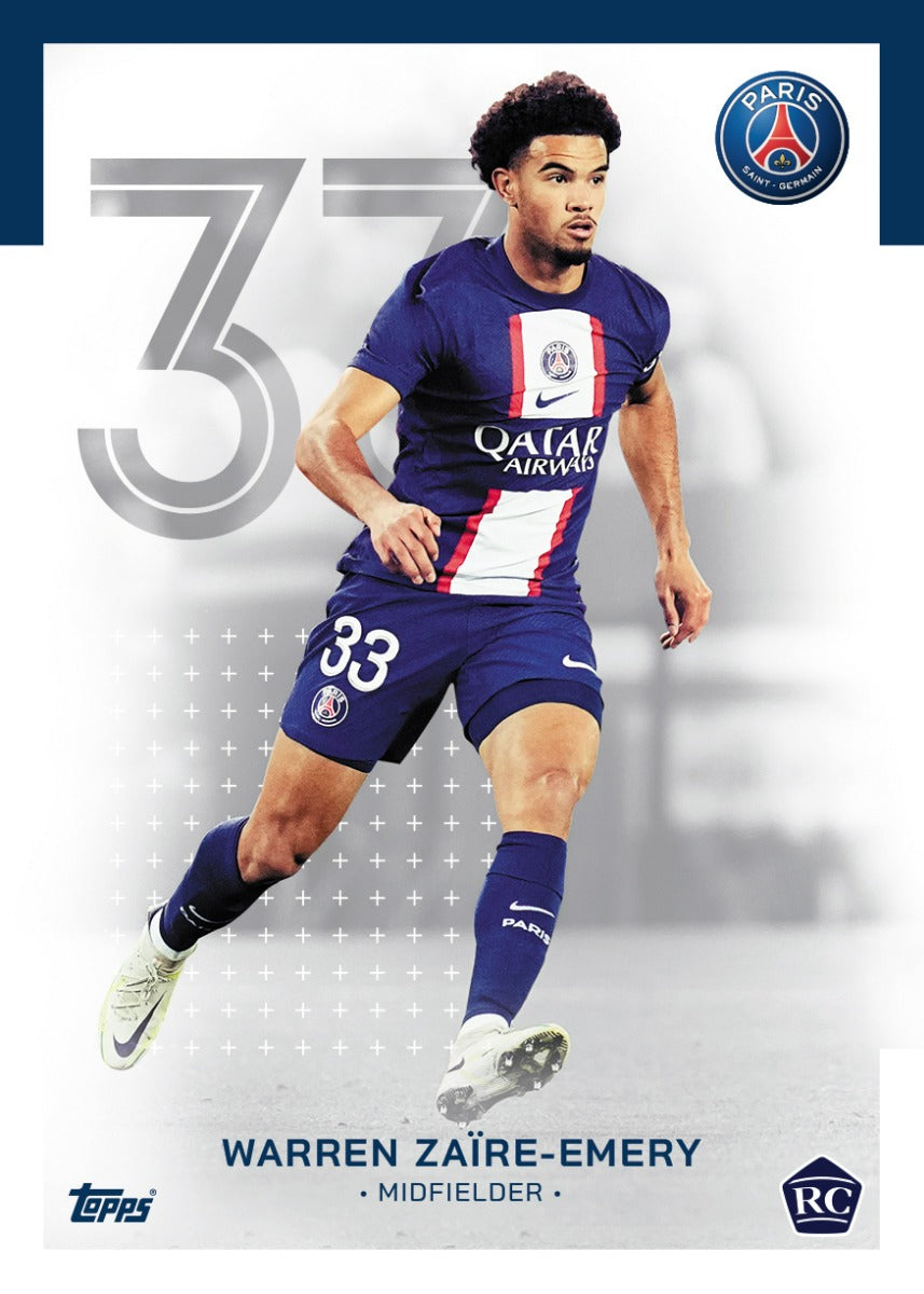 Paris Saint-Germain Team Set Topps 2022-23