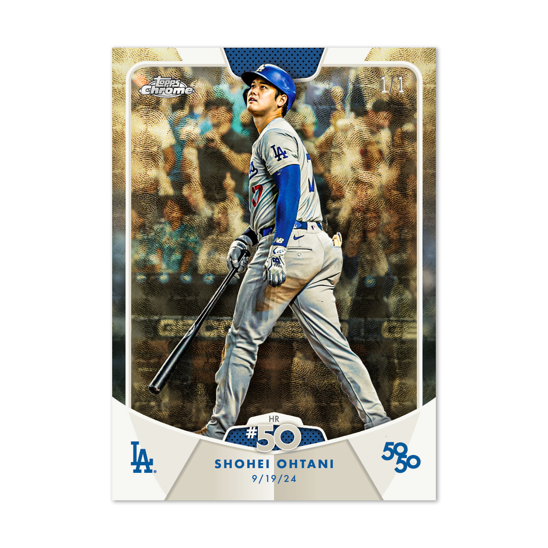 2024 Topps 50/50: Shohei Ohtani Baseball 10-Pack Box