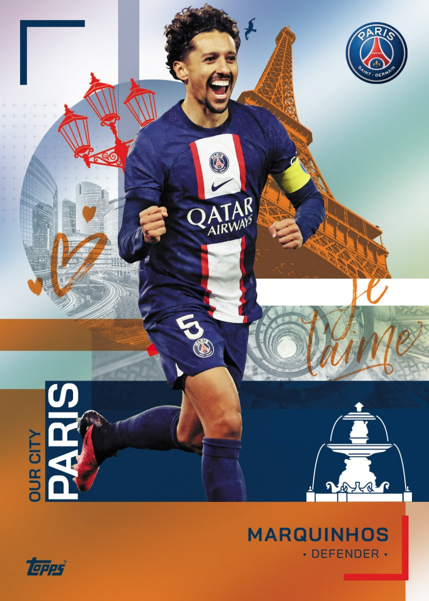 Paris Saint-Germain Team Set Topps 2022-23