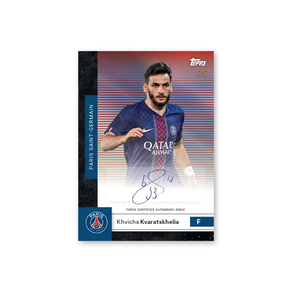 2025-26 Topps Team Set Paris Saint Germain PSG